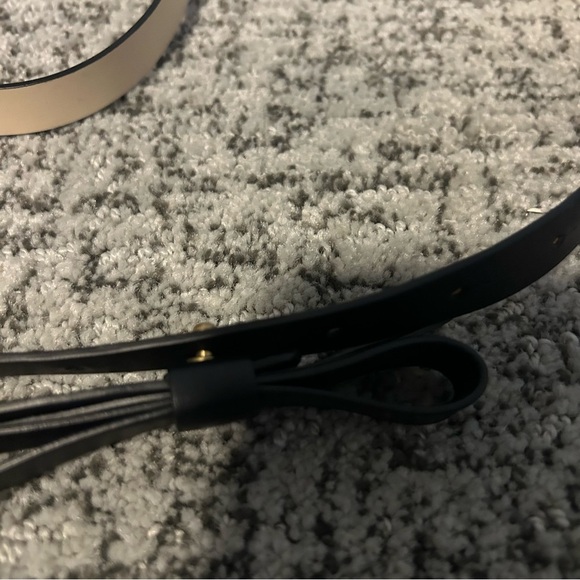 Kate Spade New York Black Genuine Leather Adjustable Belt Size Large main image 4